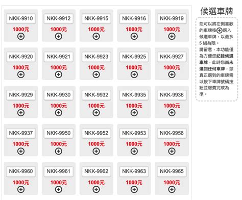 吉祥數字車牌|車牌選號工具｜附：車牌吉凶、數字五行命理分析 – 免 